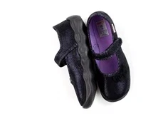 Superfit schwarz hjemmesko/ballerina Bubble